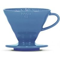 Hario V60 taille 02 porte-filtre en céramique, bleu turquoise