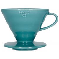 Hario V60 Ceramic Dripper Size 02, Turquoise Green