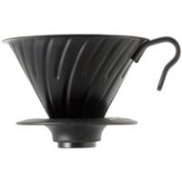 Hario V60 Steel Dripper tamaño 02, negro mate