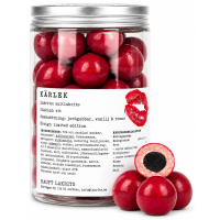Haupt Lakrits - Kärlek - chocolat blanc & fraise 250 g