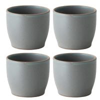 Kinto NORI Ceramic Tumblers 4 x 200 ml, Blue Grey