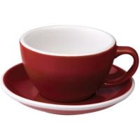 Loveramics Egg Red taza de café latte 300 ml