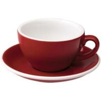 Loveramics Egg Tasse à Cappuccino 200 ml, rouge