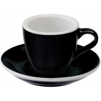 Loveramics Egg Black taza de espresso 80 ml