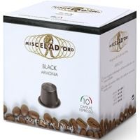 Miscela d'Oro Noir Capsules de café compatibles Nespresso 10 pcs