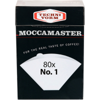 Moccamaster Cup-One filtres en papier n° 1, 80 pièces