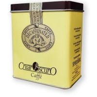 Mokaflor Chiaroscuro Decaffeinato Café décaféiné au CO2, Café en grains, Boîte en Métal, 125 g