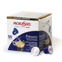 MokaSirs Pregiato Nespresso Compatible Coffee Capsules - 50 pcs