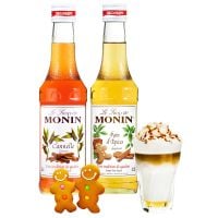 Monin Gingerbread + Monin Cinnamon Syrups 250 ml