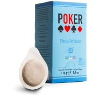 Poker Decaffeinato monodosis de café E.S.E., 18 uds.