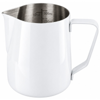 Rhino Coffee Gear Pro Stealth Milk Pitcher 360 ml, White