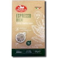 Saquella Espresso Decaf Espresso Pods 15 pcs
