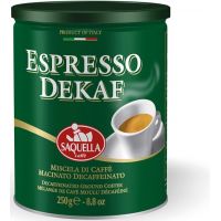Saquella Espresso Dekaf sans caféine 250 g café moulu