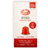 Saquella NEW Intenso Nespresso-Compatible Coffee Capsules 30 pcs