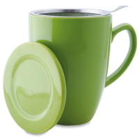 Shamila theemok met filter & deksel 350 ml, groen