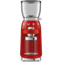 Smeg CGF01RDEU Coffee Grinder, Red