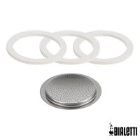 Bialetti spare gasket set for the 3 and 4 cup Moka Express stovetop espresso maker