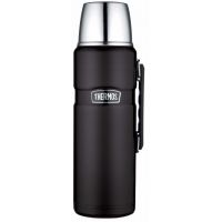 Thermos Stainless King botella aislada al vacío 2000 ml, negro mate