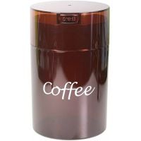 TightVac CoffeeVac recipiente hermético para café 500 g, tono de café con texto