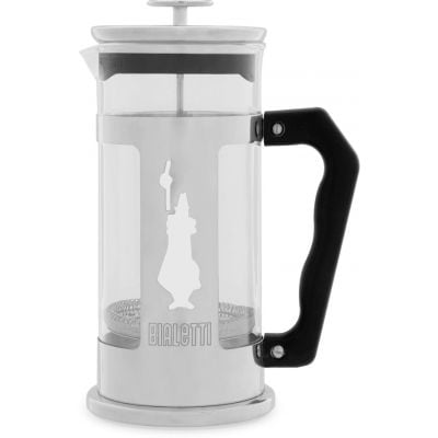Cafetière à Piston Dixmas 1L Inox - Double Paroi Isotherme, 5 Filtres Rechange, 8 Tasses, French Press