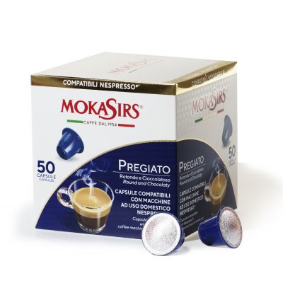 Café capsules Compatibles Nespresso espresso caramella intensité n