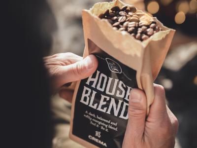 Crema’s own coffee