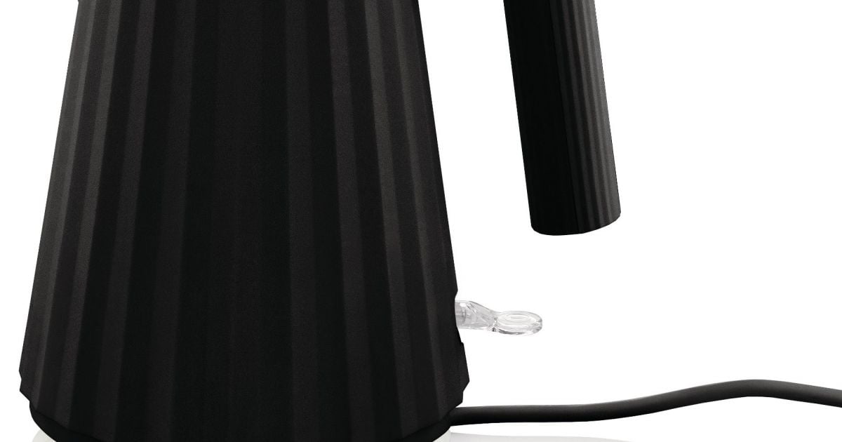 Alessi Plissé Mdl06 B Elektrische Waterkoker - Zwart