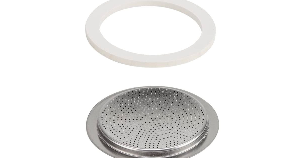 Bialetti Spare Gasket And Filter Plate For Venus, Kitty, Class and Musa