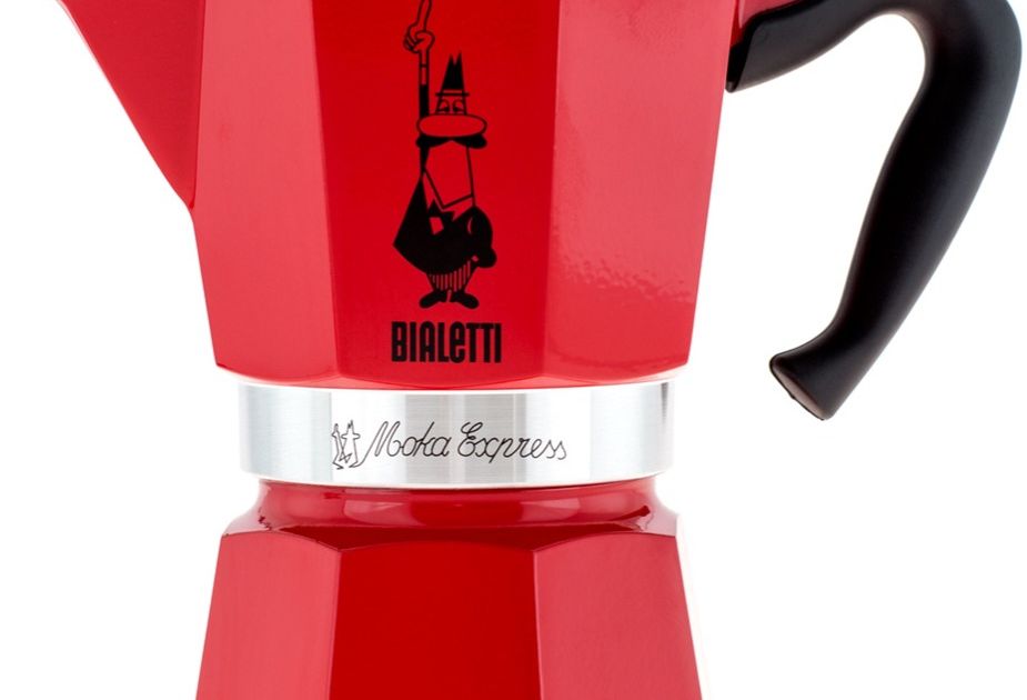 MOKA pot Bialetti Express 6 cups, red – I love coffee