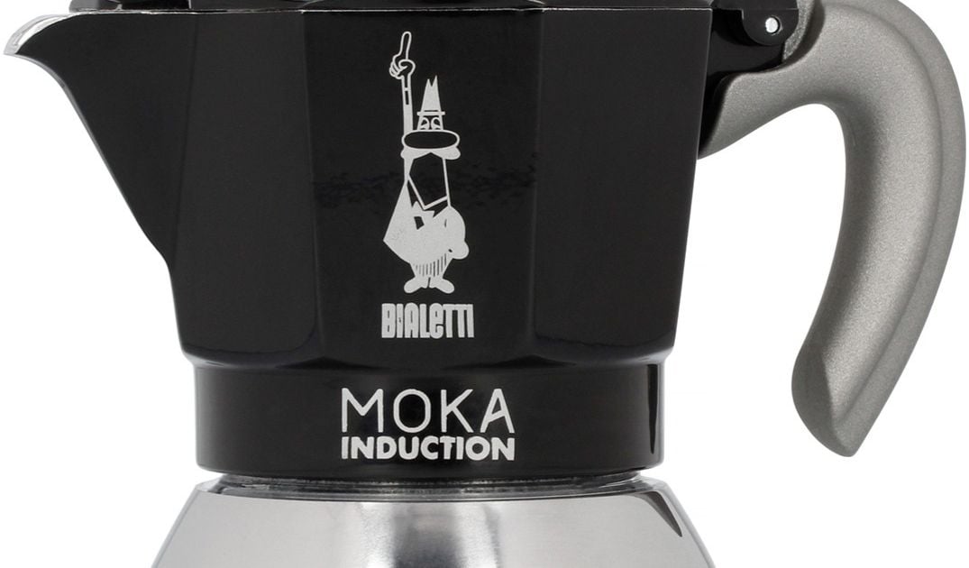 MOKA EXPRESS INDUCTION BLACK 6 CUPS - HEIROL Global - Kitchenware for life