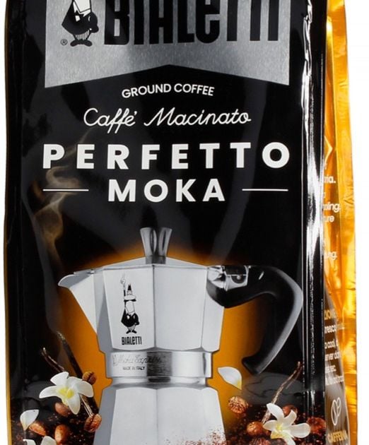 Bialetti Perfetto Moka Vaniglia 250 g Ground Coffee - Crema