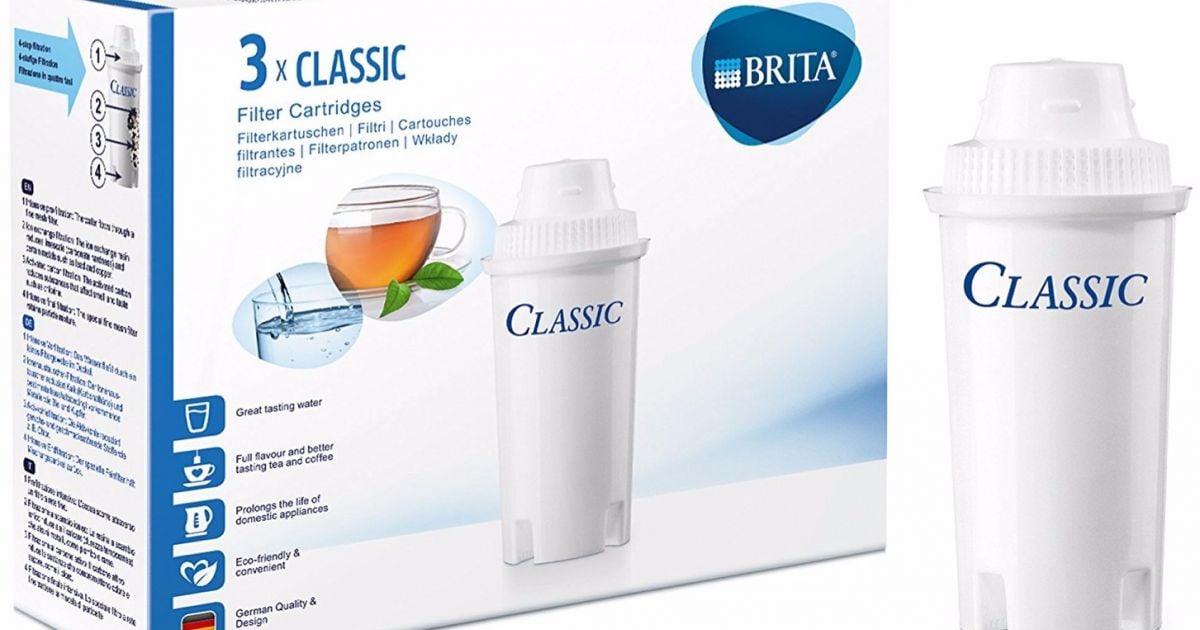 Brita Classic Cartouche Filtrante d'Eau Pack de 3 - Crema
