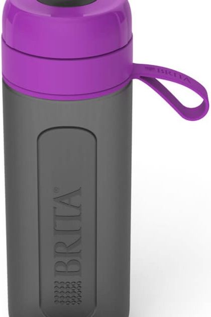 PINK Brita Fill And Go Active Sports Water Drinks Bottle Disc Filter 600ml 