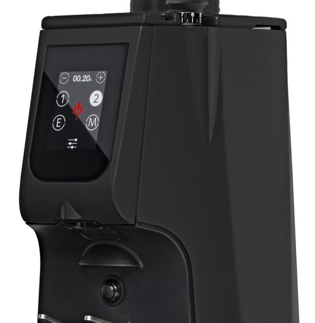 Eureka Atom Touch 65 Espresso Coffee Grinder, Black Crema