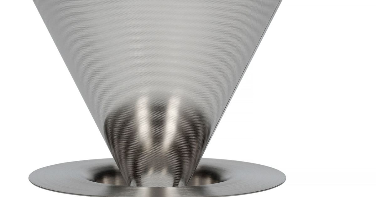 Hario V60 Metal Dripper - Zilver