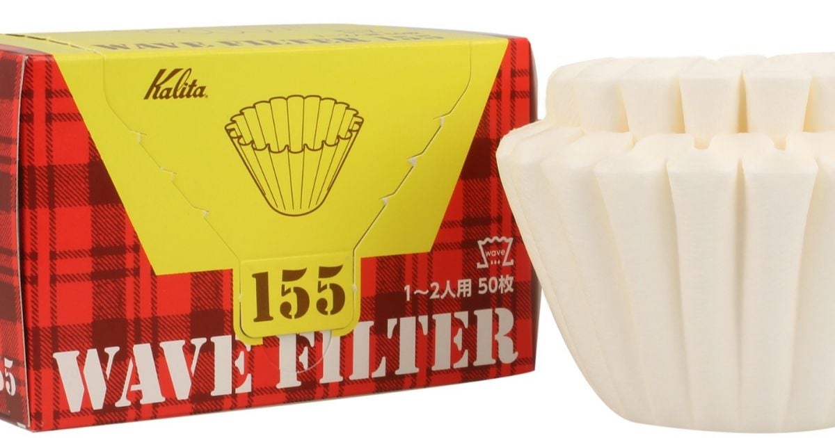 Kalita Wave 155 White Filter Papers 50 pcs Crema