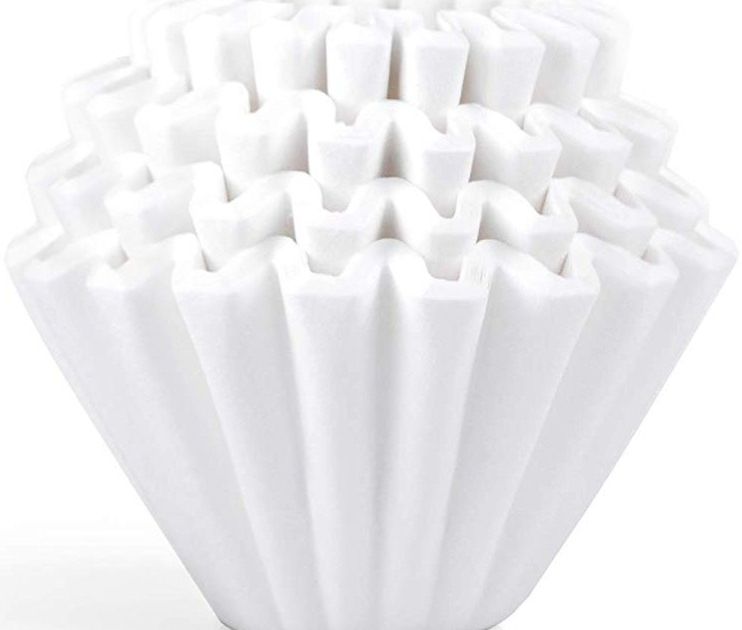 BARREL KNOT Wave Filter Case 155 ② Kalita Wave #155 White Filter Papers 100 pcs - Crema