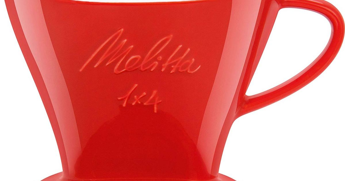 Melitta 219032 filter Porcelain coffee filter size 1x4 Red 