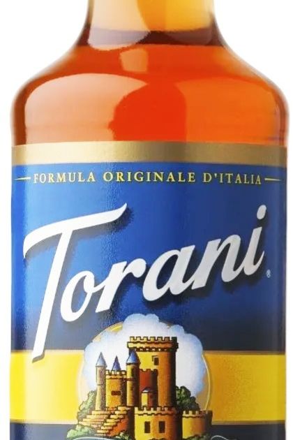 Torani Peach Syrup (750 ML) - G-Peach, Perfect For Drinks And Desserts