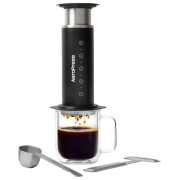 Aeropress Steel Coffee Maker, Black