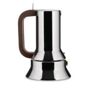 Alessi 9090 Cafetera italiana 3 tazas, mango marrón