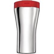 Alessi GIA24 Caffa Mug de voyage double paroi, 400 ml, rouge