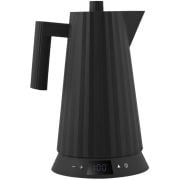 Alessi MDL21 Plissé Water Kettle With Temperature Adjustment 1,7 l, Black