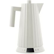 Alessi MDL21 Plissé Water Kettle With Temperature Adjustment 1,7 l, White