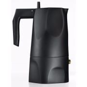 Alessi Ossidiana MT18 cafetière italienne 3 tasses, noire