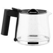 Alessi Glass Jug For MDL14 Plissé Coffee Maker, Black