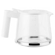 Alessi Glass Jug For MDL14 Plissé Coffee Maker, White