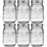 Ball Mason Jar Pint Regular Mouth 16 oz (473 ml) 6-pack
