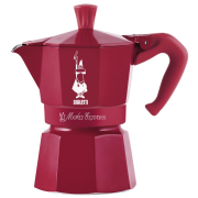 Bialetti Moka Express Candyland 3 Cup Moka Pot, Red