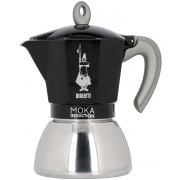 Bialetti Moka Induction Black cafetera italiana para inducción, 6 tazas